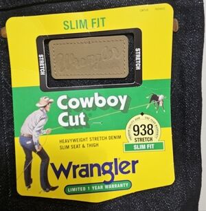 Mens Cowboy Cut Sretch Wrangler Jeans